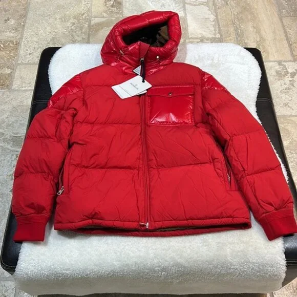 Moncler Red Down Eloy Jacket - Picture 4 of 13